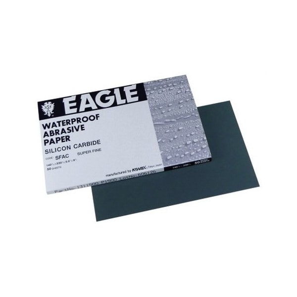 Eagle Abrasives Waterproof 1/2 Sheets -K2500, 50PK 131-2501 - main
